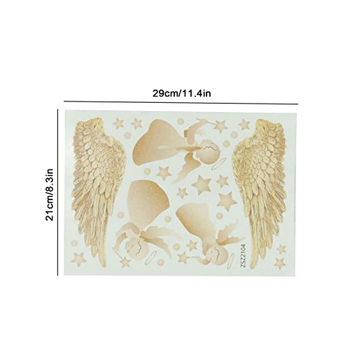 Angel Stickers, Wall Stickers Kids Room Wall Decal Stickers Luminous Celling Angel Sticker For Baby Children Room #TOP1