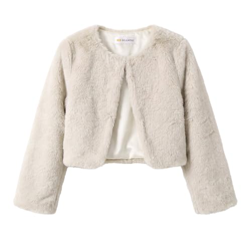 Image of BOLEROSE Girls Faux Fur Bolero Jacket