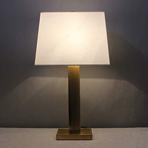 Lampe de table postmoderne éclairage anti-éblouissement bronze or pour bureau - 4