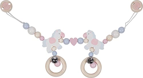 Image of Goki 65234 Pram Chain Horses, Pastel Colours, Small