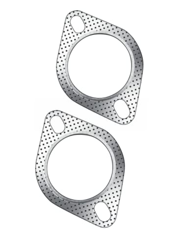 Image of Strongthium 2PCS 2.5 inch Exhaust Gasket 2 Bolt | for 2.5 Inch Muffler Flange Manifold 120-06310-0002 High Temperature