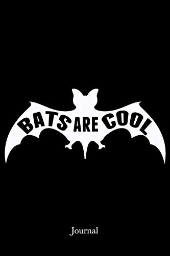 Bats are Cool Journal: Black Bat Notebook