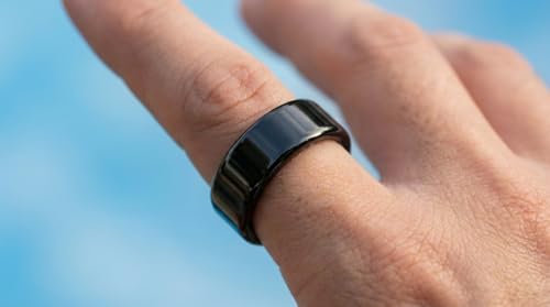 Image of Loop Smart Ring - Health & Fitness Tracker Colors | Water-Resistant (IP68, 5ATM) | Long-Lasting Battery Life (Black, 8)