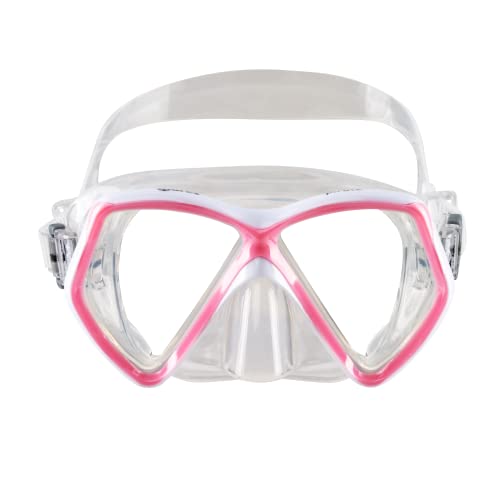 Máscara de buceo infantil Mares Pirate rosa para niños que practican snorkel 2