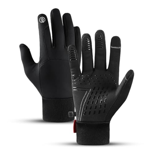 NANQUAN Fahrrad Handschuh Herren,Winterhandschuhe Wasserabweisende...