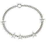 Acun Y2K Star Choker Grunge Aesthetic Stars Necklace Emo Chain Chokers Punk Jewelry Gothic Gifts for Friends(Silver)