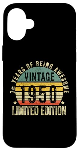 74 Year Old Gifts Vintage 1950 Limited Edition 74th Birthday X}zP[X iPhone 16 Plus p