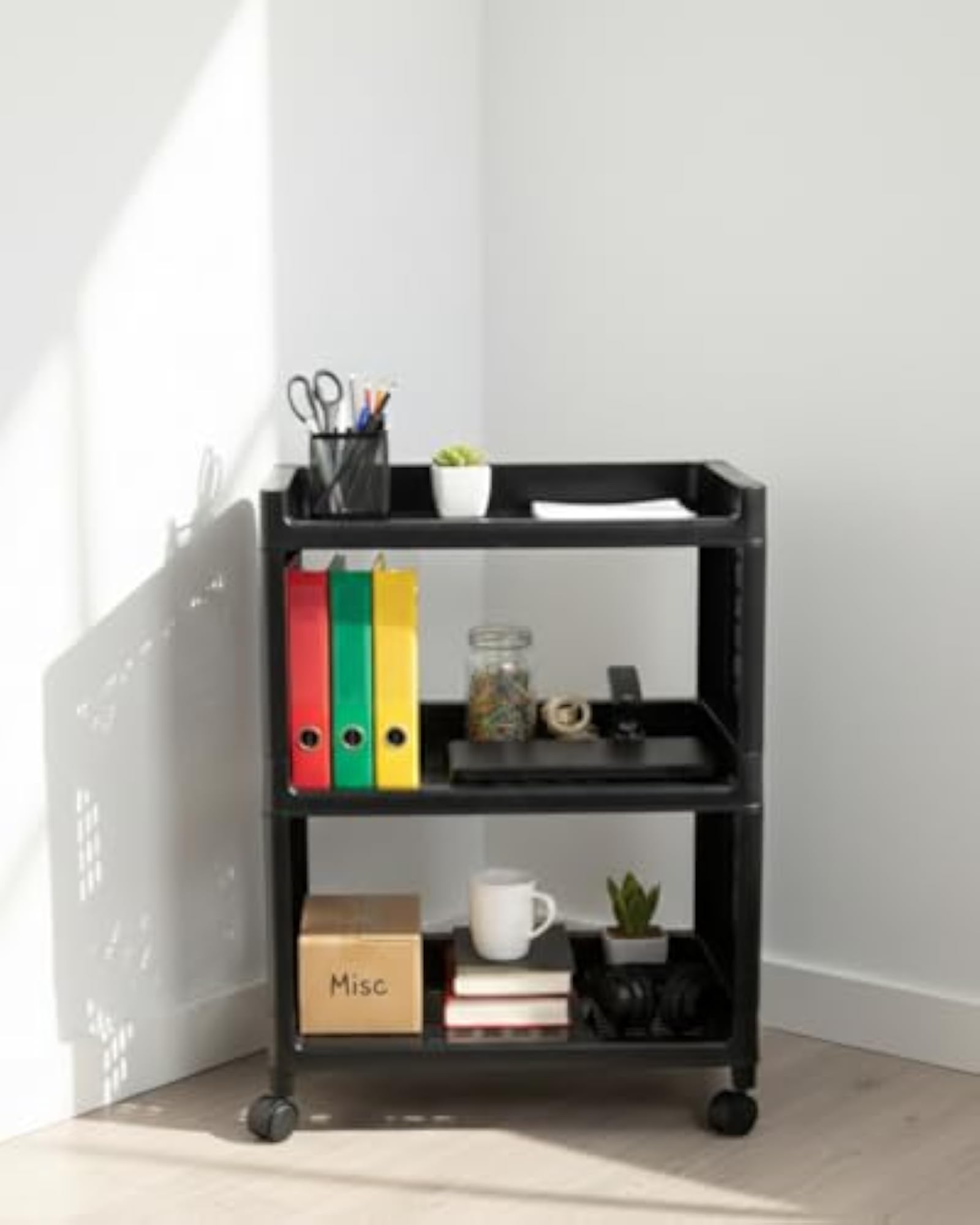 Rectangular Multi-Purpose Kitchen Storage Basket Rack Trolley