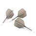 CUESOUL ROST T19 Integrated Dart Shaft and Flights Big Wing Shape Grey 33mm-Say Goodbye to Falling Dart Flight