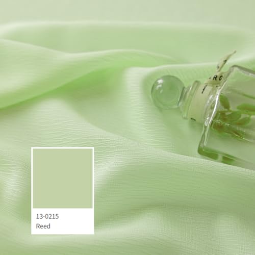 MAIHER Pinch Pleat Green Curtains 108 Inches Long for Bedroom Living Room Sheer Pleated Drapes with Ajustable Hooks Light Filtering 9ft Curtain Panels, Reed Green, 42" W x 108" L, 2 Panels - Image 7