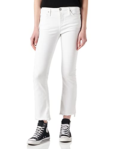 True Religion Halle Kick Flare TRUEFLEX White