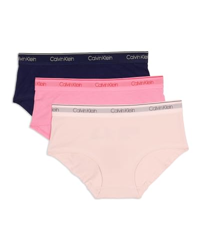 Calvin Klein Girls' Cotton Hipster Underwear 3-Pack