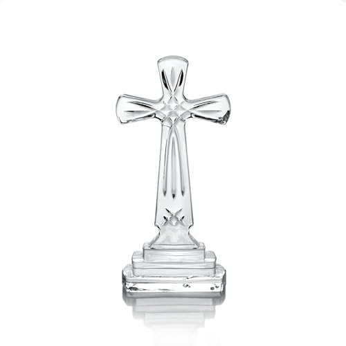 Mikasa Celebrations Rejoice Glass Crystal Cross 9-Inch 2.56 x 4.13 Clear