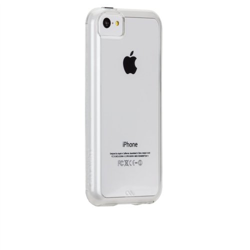 Case Mate Case-Mate iPhone 5C Tough Naked - Clear w/Clear Bumper - Carrying Case - Retail Packaging - Clear