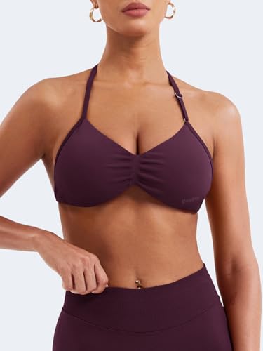 Image of VOYJOY Impact Strappy Bra Sports Bras for Women Basic Workout Gym Yoga Bra