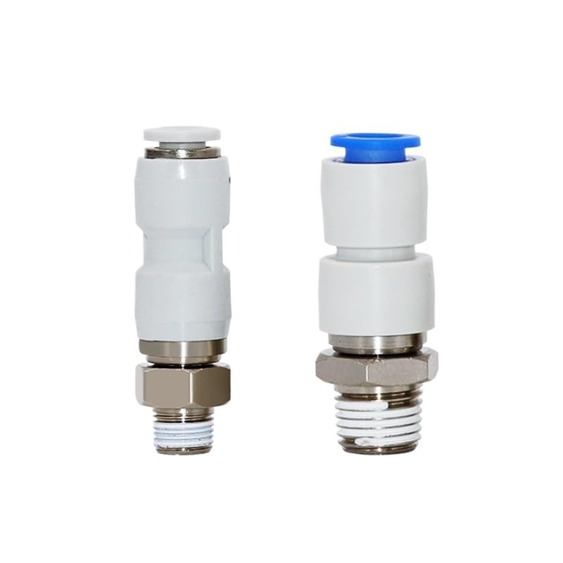 Codo neumático giratorio RC12-02 adaptador de manguera rápido 4