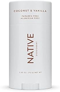 Native Deodorant | Natural Deodorant for Women and Men, Aluminum Free with Baking Soda, Probiotics, Coconut Oil and Shea Butter | Coconut & Vanilla