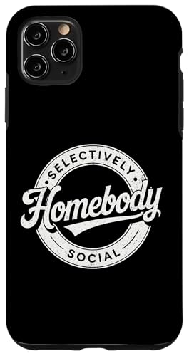 Homebody Selectively Social �r���e�[�W ���Љ�I �����I �X�}�z�P�[�X iPhone 11 Pro Max �p