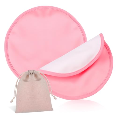 Didiseaon 2 Pack Oil Breast Pads Reusable Nursing Pads Leakproof Film Promotes Easy to Use and Store
