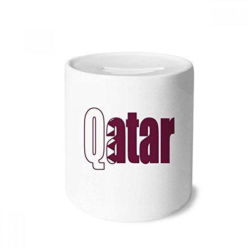 Tirelire Qatar cadeau original en céramique pour anniversaire enfant et adulte