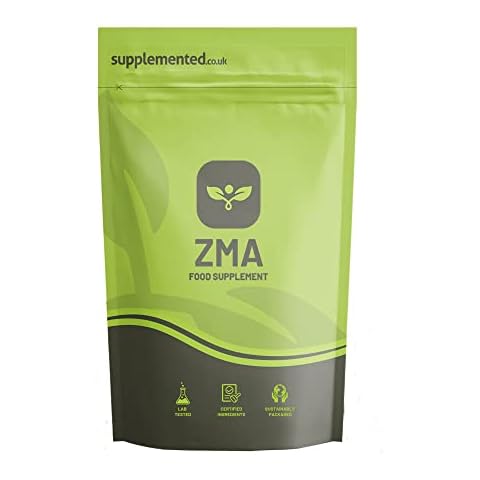 ZMA 180 Capsules Zinc, Magnesium, Vitamin B6, Sleep Aid, Recovery UK Made. Pharmaceutical Grade Supplement Cover