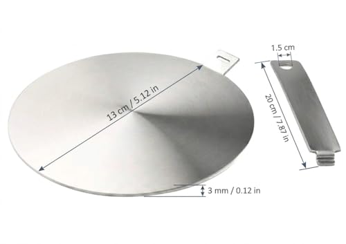 Image of Kitchen Plate Stainless Steel Interface Disk Induction Heat Induction Plate (13CM)