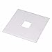 Elitco Lighting TKACP-MW Electrical-Outlet Cover Plate for Junction Box, Matte White