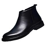 botas caballero flexi color ocre coyoac 【Cómodo Soporte de Tacón Bajo】--- Diseñados con un sutil tacón bajo y punta redonda, estos zapatos de vestir brindan comodidad durante todo el día sin sacrificar la sofisticación, ideales para el trabajo de oficina, las reuniones o el uso diario prolongado
