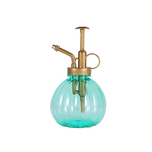 Practical 350ml Vintage Watering Can for Indoor Plant Watering Can with Top Pump Garden Watering Pot for House Plants Watering Kettle Beautiful (Green1)