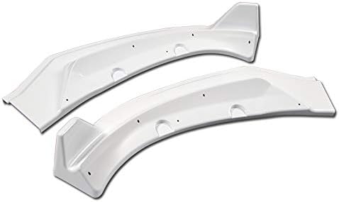 3PCS Front Bumper Lip Kit fit for Compatible with 2017-2023 Tesla Model 3, Sport-Style Splitter Trim Protection Spoiler, Air-Dam-Chin-Diffuser (Painted White)