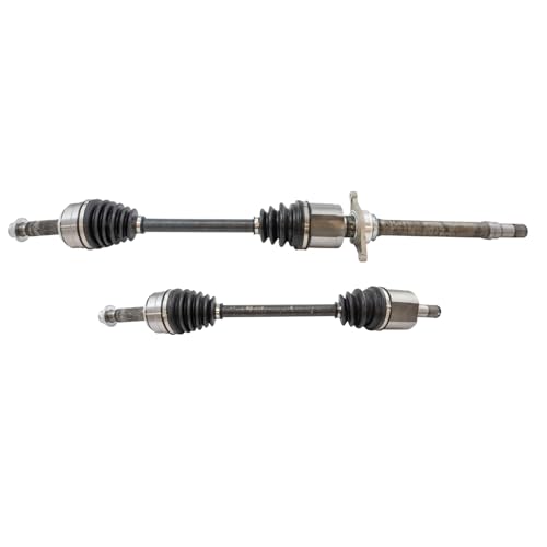 Image of TRQ Front Driver and Passenger Side CV Axle Assembly Set 2 Piece for 2012-2015 Honda Pilot