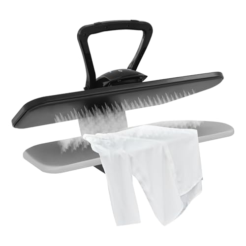ANGDI Plancha de Vapor Inteligente de 91 cm, 1600 W, Digital, para Ropa de Gran Tamaño, con 5 Ajustes de Tela, Instrucciones de Voz, Máquina Profesional para Planchar Ropa