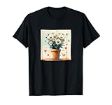 Marguerite Daisy Plant In Pot With Hearts Merch
