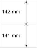  Lindner 802217 T-Blanko-Blätter - 1 Stück