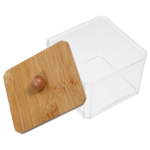 Organizador de algodón de maquillaje PRETYZOOM estuche de almohadilla de 7