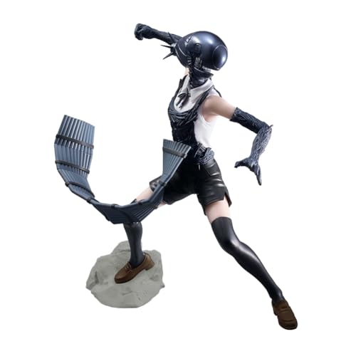 LUNK REZE Action Figures Bomb Devil Statue,Anime Makima Power Figure Cartoon Hero Figura Anime Figurine Collectible Ornament 7.3in