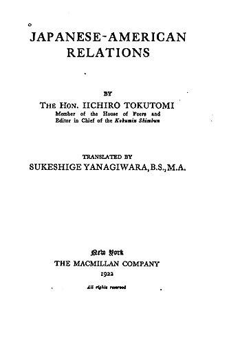 Japanese-American Relations