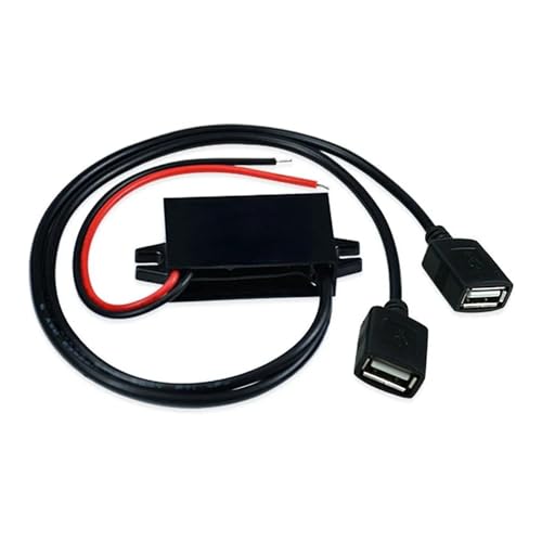 Adaptateur 12V vers 5V 3A DC DC convertisseur abaisseur double USB étanche