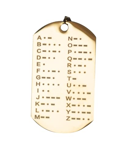 CW Morse Code Commemorative Chips? Morse Code Chip Explore The Learn in Entertainment of Encryption Language and Games Pocket Token Chips (Rectangular Gold)