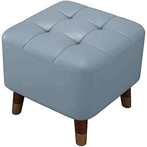 Repose-Pieds rectangulaire pour sous Le Bureau ZH1YFD bleu en Cuir