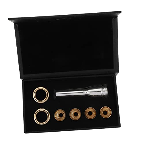 Totority Mouthpiece Set for Trumpet Brass Trumpet Accessories Lightweight Design for Easy Carrying Storage