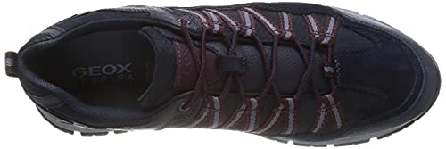 Geox U Delray B, Sneaker Uomo, Blu (Navy), 46 EU