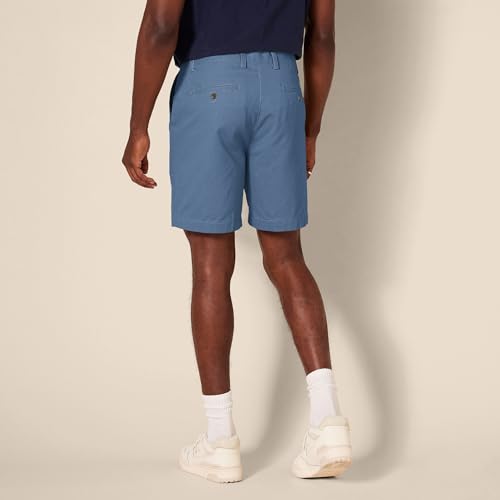 Amazon Essentials Men's Slim-Fit 7" Chino Shorts, Deep Blue, 32 - image 2