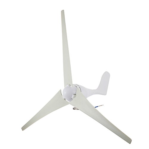 FORAVER 400W 12V Wind Turbine Generator 3 Blades Kit Hybrid Wind Generator Controller Wind Turbine Generator 20A Hybrid Charge Controller Home Power(400W 12V)