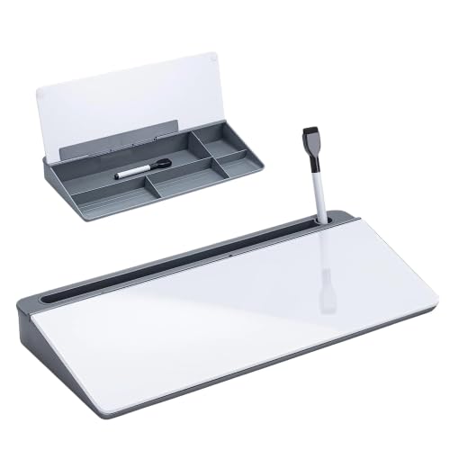 Image of Primechoice Tabletop Smart Desk Buddy Desktop Whitebord Easel for Home Office, Studdy and Home School Teacher Supplies Grey
