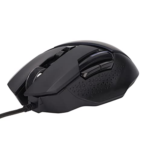 Mouse Cablato DPI Regolabile Illuminazione RGB 7 Tasti USB per Computer da Ufficio
