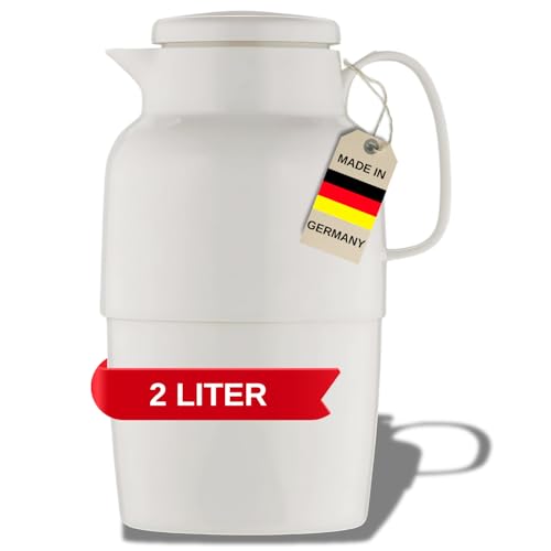 Helios Mondo Vacuum Jug White 2 Litre, 2 Litres