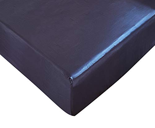 Dushow - Lenzuolo con angoli in raso di seta