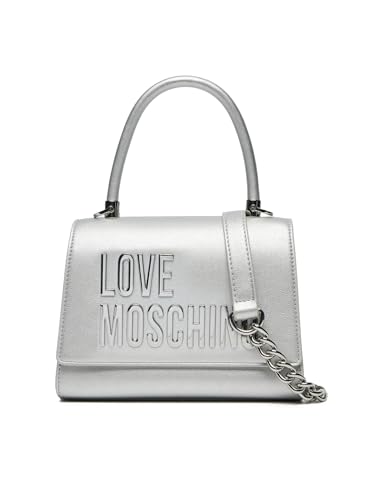 Sac à la main Love Moschino argenté pour briller en soirée et au quotidien
