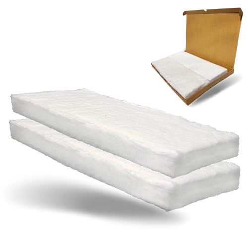 Leo and Gio Lana de cerámica para chimenea de bioetanol, 2 unidad...